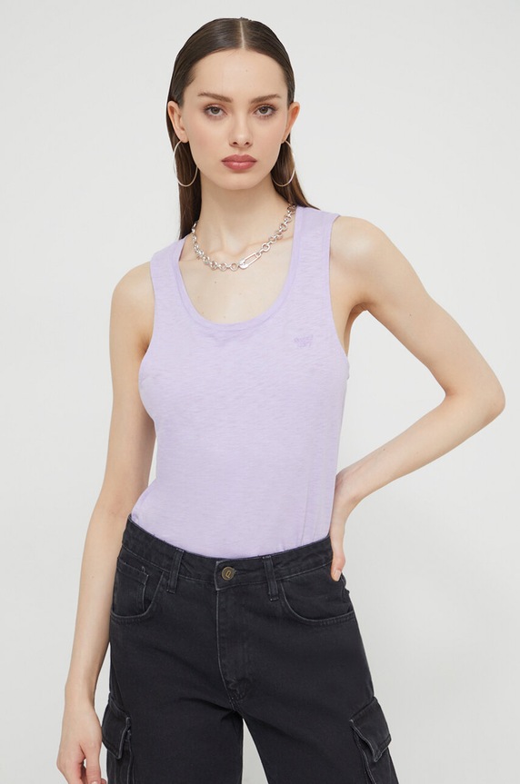 Superdry top uni violet W6011849A.1KX