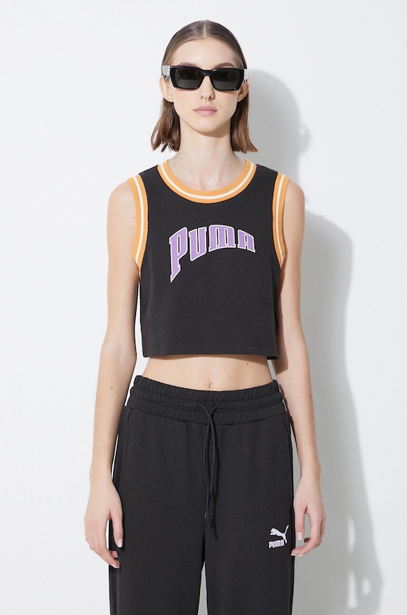 Puma cotton top Graphic slim black 625024.