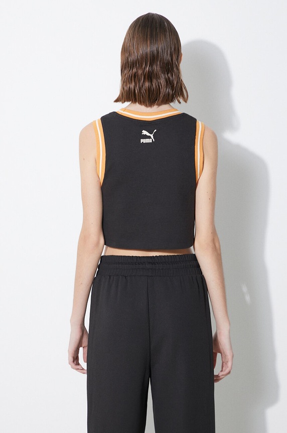 Clothing Puma cotton top Graphic 625024. black