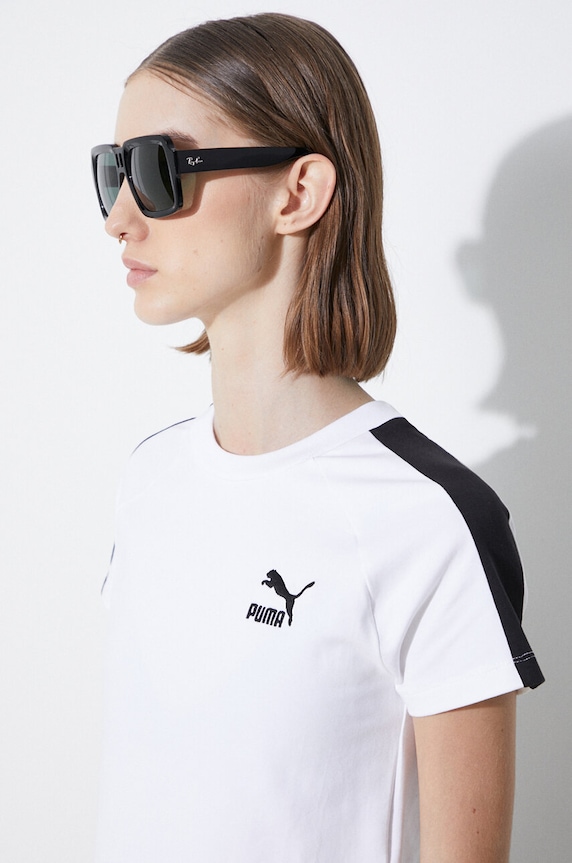 Μπλουζάκι Puma Iconic T7 625598 λευκό