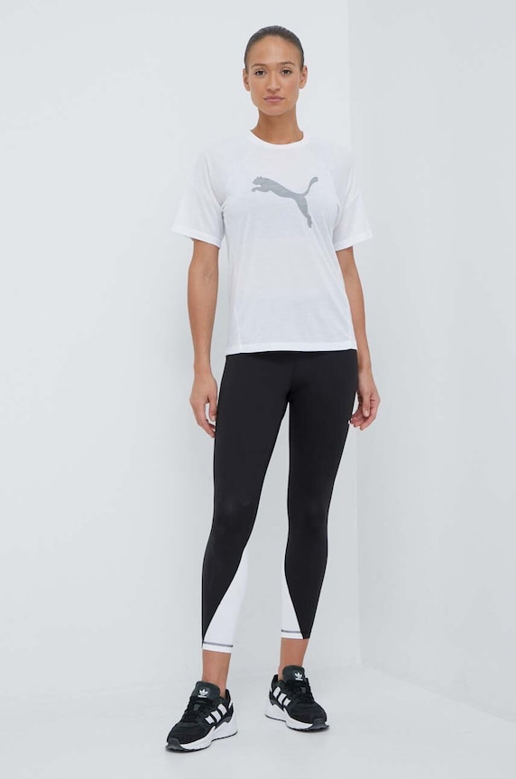 Tréningové tričko Puma Evostripe 677876 biela SS24