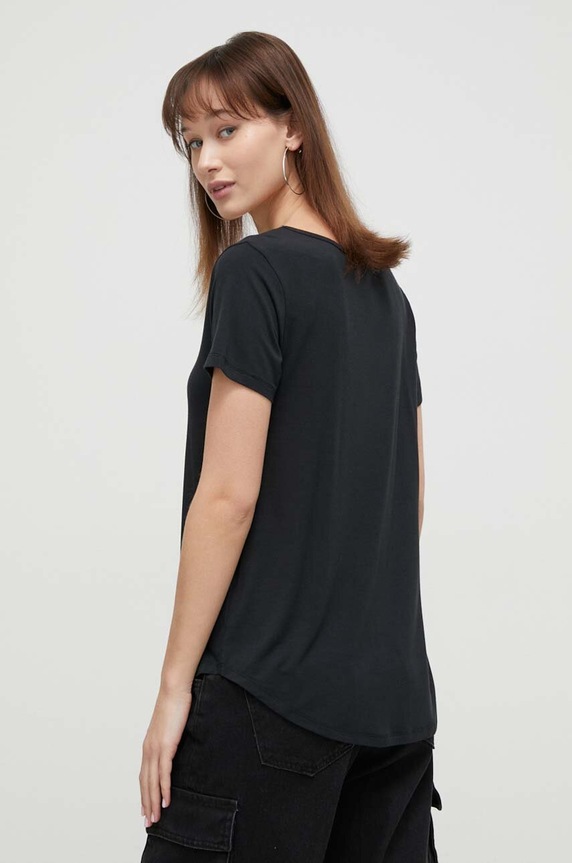 Oblečení Tričko Hollister Co. KI339.3489.900 černá