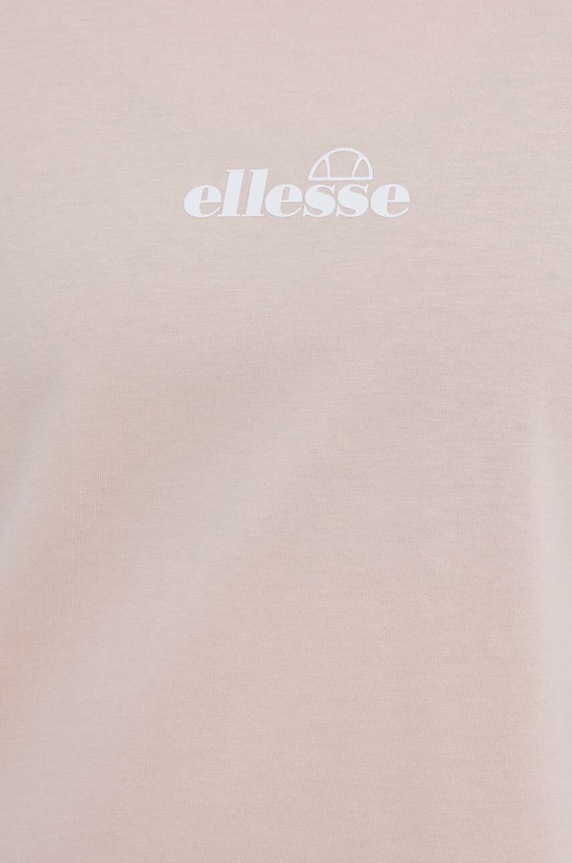 Βαμβακερό μπλουζάκι Ellesse SGP16453 ροζ