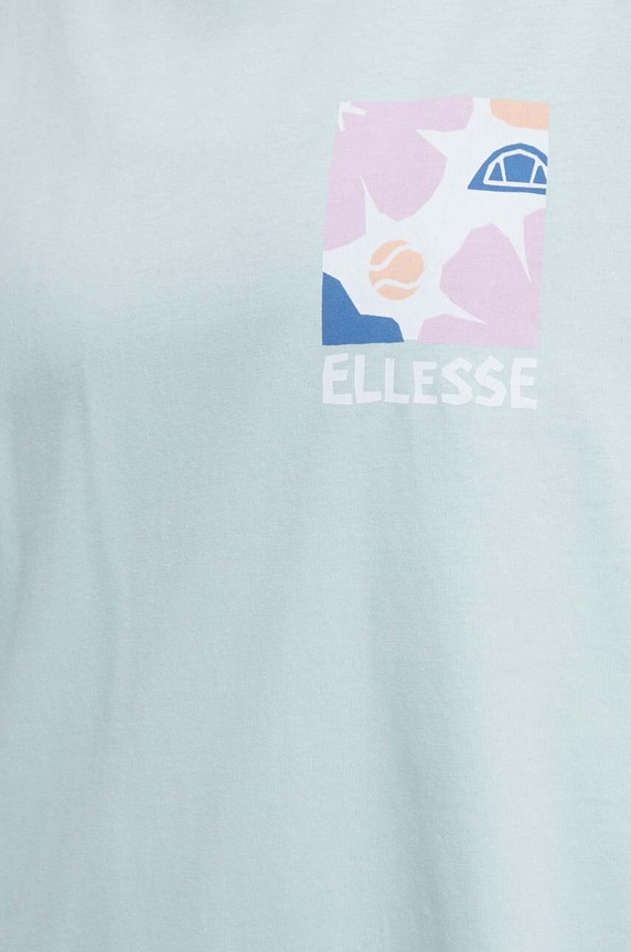 Bavlněné tričko Ellesse Fortunata T-Shirt SGV20246 tyrkysová