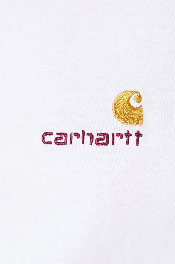 Carhartt WIP t-shirt bawełniany S/S American Script T-Shirt I032218.02XX