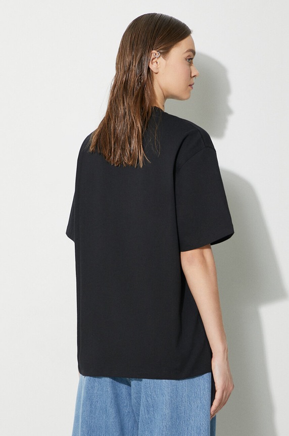 Clothing Carhartt WIP cotton t-shirt S/S American Script T-Shirt I032218.89XX black