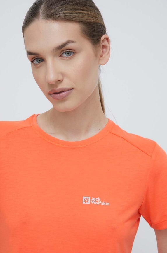 Športové tričko Jack Wolfskin Vonnan oranžová 1810061.