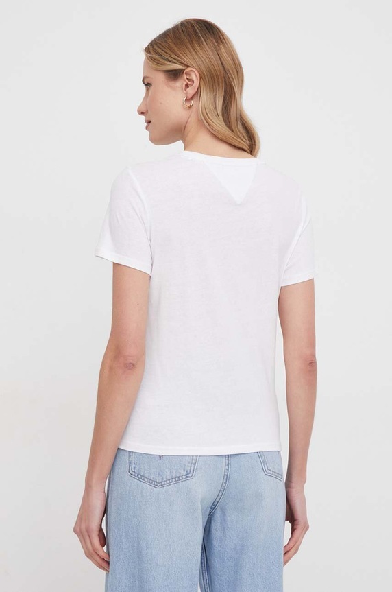 Βαμβακερό μπλουζάκι Tommy Jeans 2-pack πολύχρωμο DW0DW11459