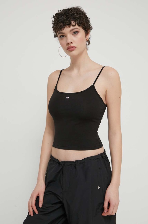 Tommy Jeans top 2-pack DW0DW18148 alb SS25