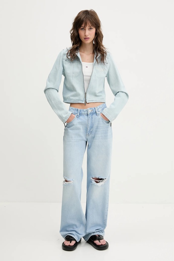 Oblačila Top Tommy Jeans 2-pack DW0DW18148 bela