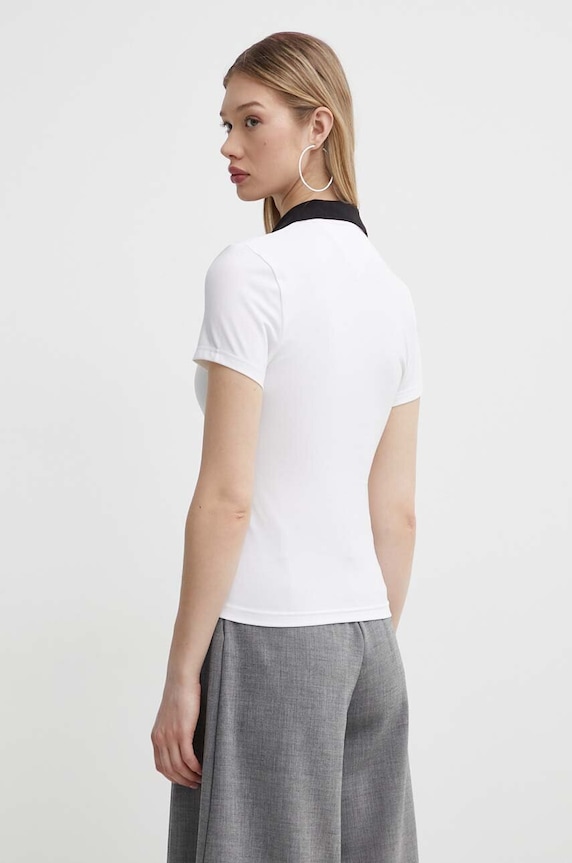 Îmbrăcăminte Tommy Jeans tricou polo DW0DW17225 alb