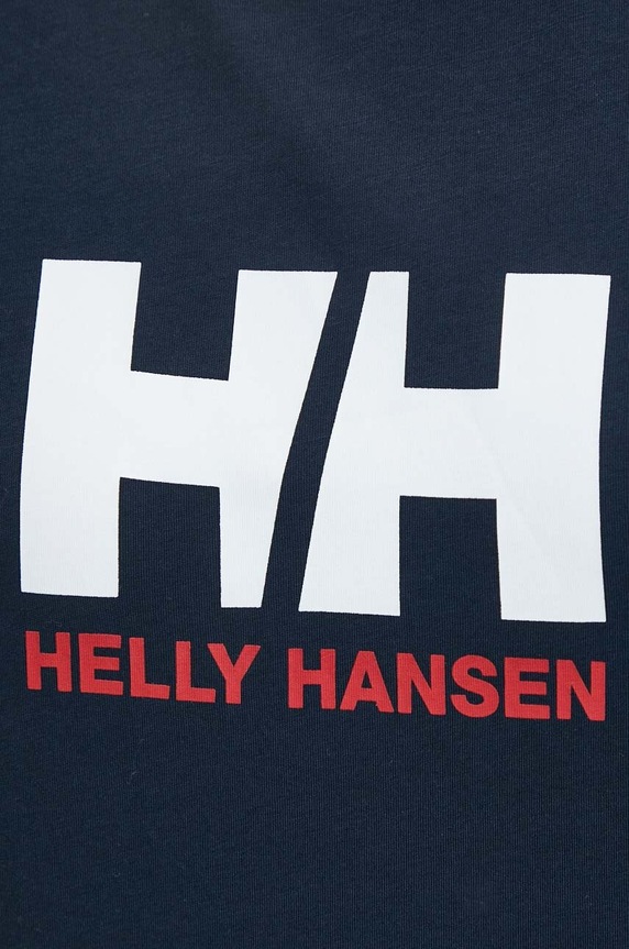 Bavlněné tričko Helly Hansen 34465 námořnická modř