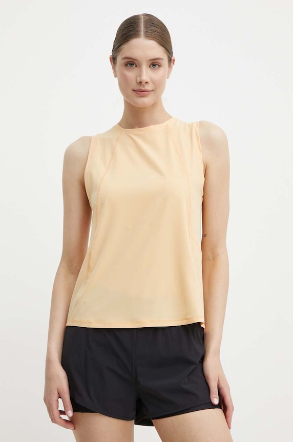 Αθλητικό top Helly Hansen Roam με ελαστάν πορτοκαλί 63194