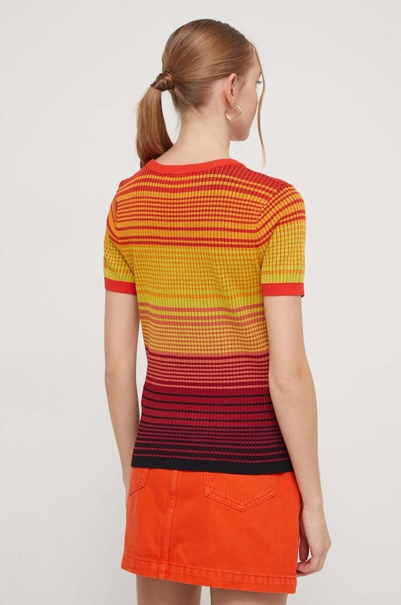Oblečenie Sveter Desigual 24SWTK87 oranžová