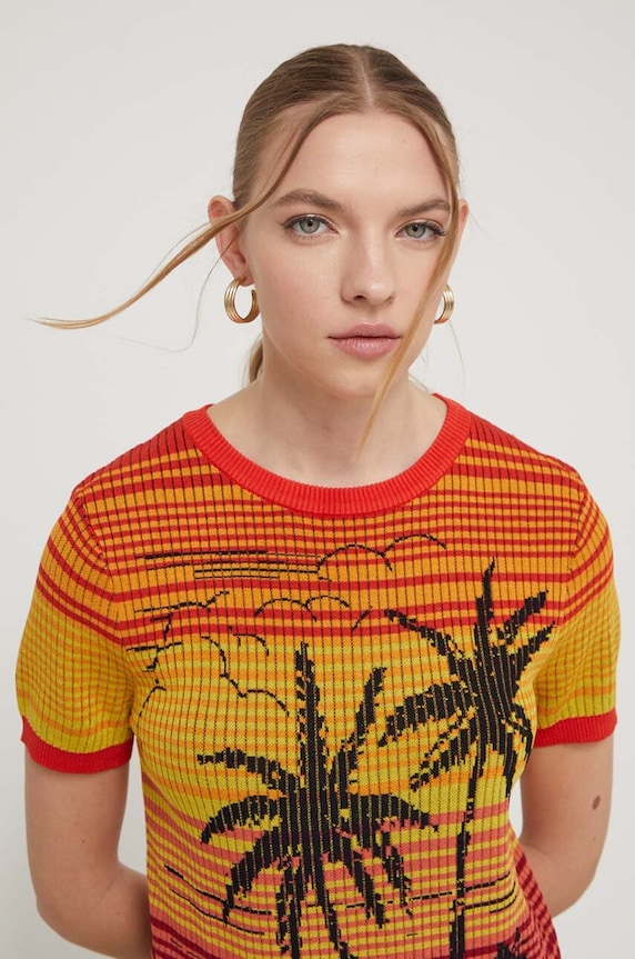 Sveter Desigual oranžová 24SWTK87