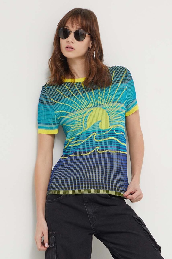 Desigual tricou cu modele multicolor 24SWTKA7