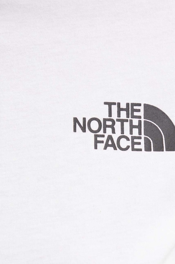 Bavlnené tričko The North Face W S/S Redbox Slim Tee biela NF0A87NMFN41