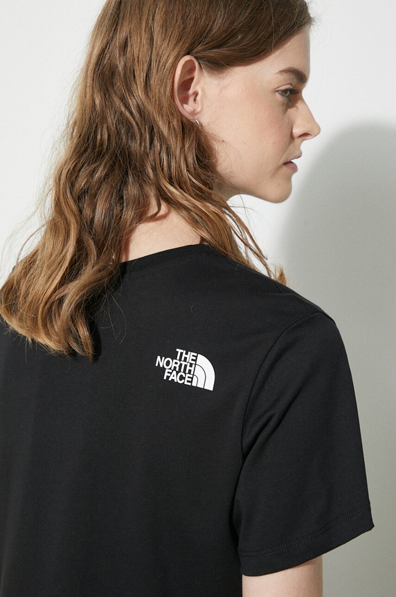 The North Face cotton t-shirt W S/S Relaxed Easy Tee NF0A87N9JK31 black