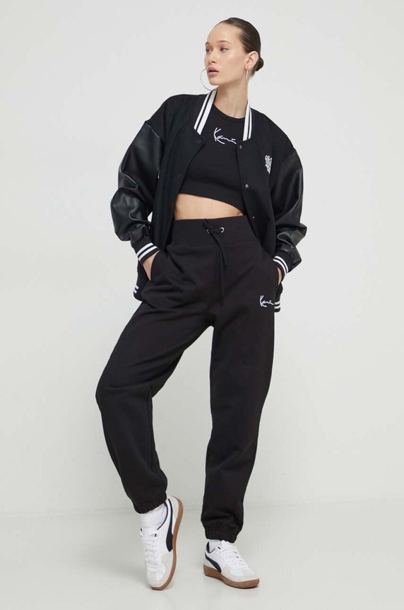 Karl Kani top 6131303 negru SS25