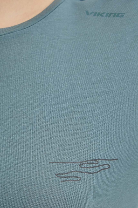 Viking T-shirt trekkingowy damski Morain 500.26.7111 niebieski