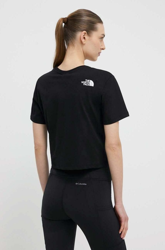 Ρούχα Βαμβακερό μπλουζάκι The North Face NF0A87NAJK31 μαύρο