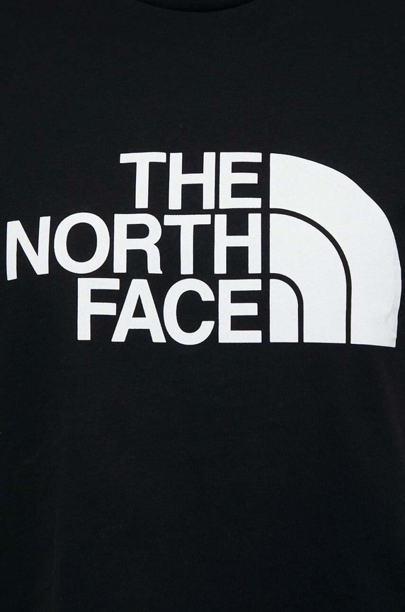 Βαμβακερό μπλουζάκι The North Face NF0A87NAJK31 μαύρο
