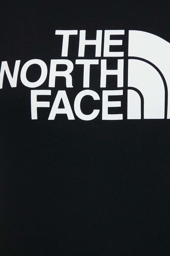 Βαμβακερό μπλουζάκι The North Face NF0A87N6JK31 μαύρο