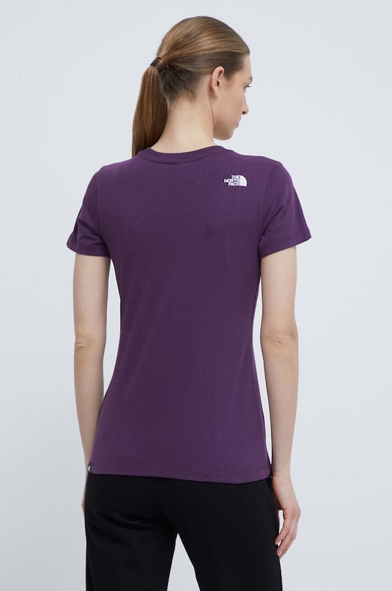 Îmbrăcăminte The North Face tricou NF0A87NHV6V1 violet