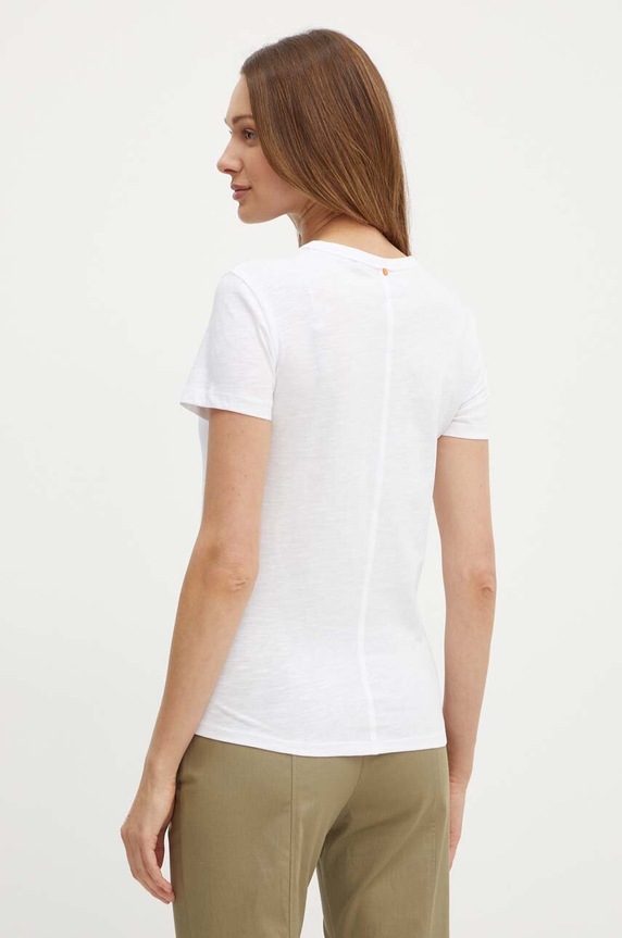 Odzież BOSS Orange t-shirt bawełniany 50504201 biały