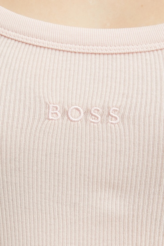 BOSS Orange top de damă din bumbac cu elastan C_Ematite 50504245 portocaliu
