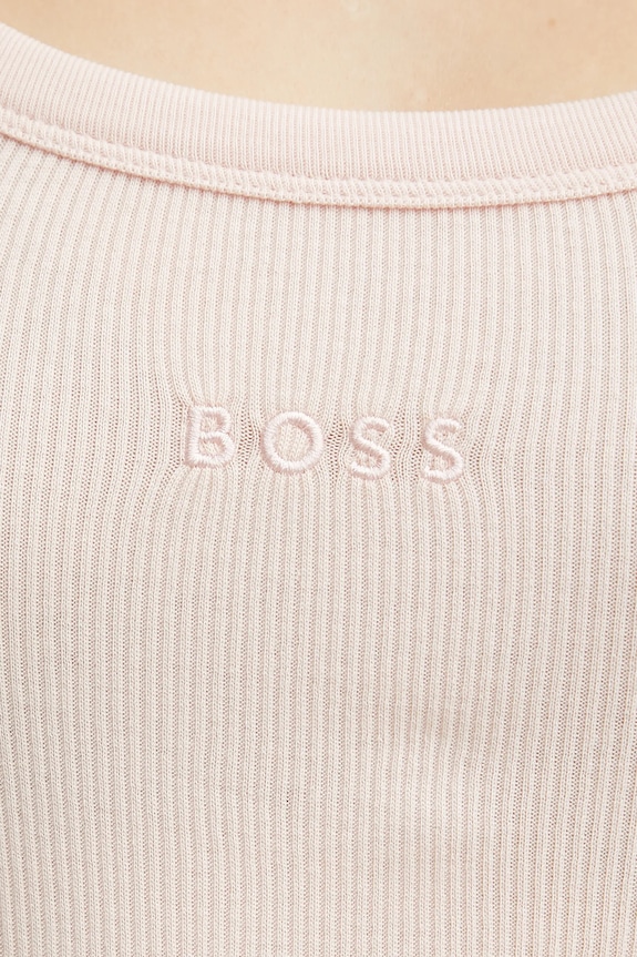 BOSS Orange top de damă din bumbac cu elastan C_Ematite 50504245 portocaliu