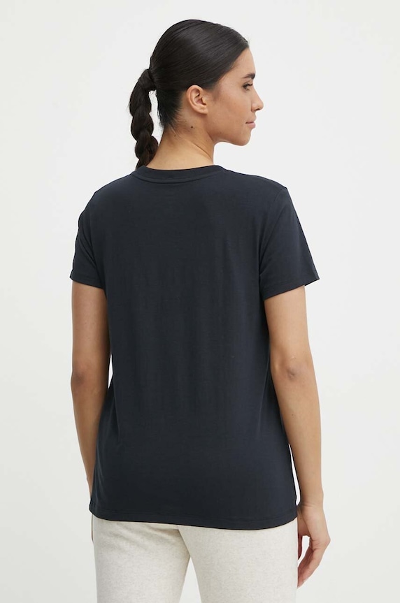 Ruházat Under Armour t-shirt női pamuttal Campus Core 1383648 fekete