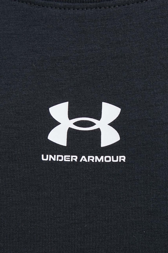 Under Armour t-shirt női pamuttal Campus Core 1383648 fekete