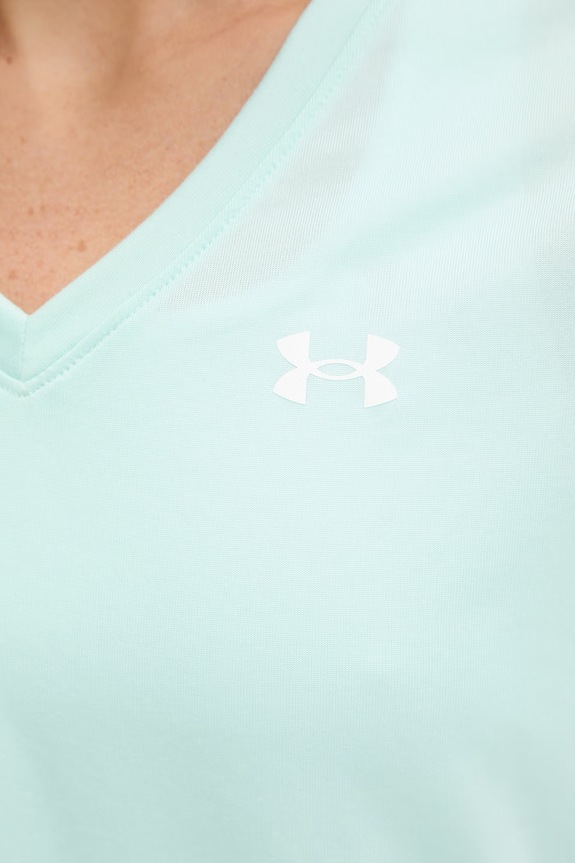 Under Armour t-shirt γυμναστικής γυναικείο 1384229 τιρκουάζ