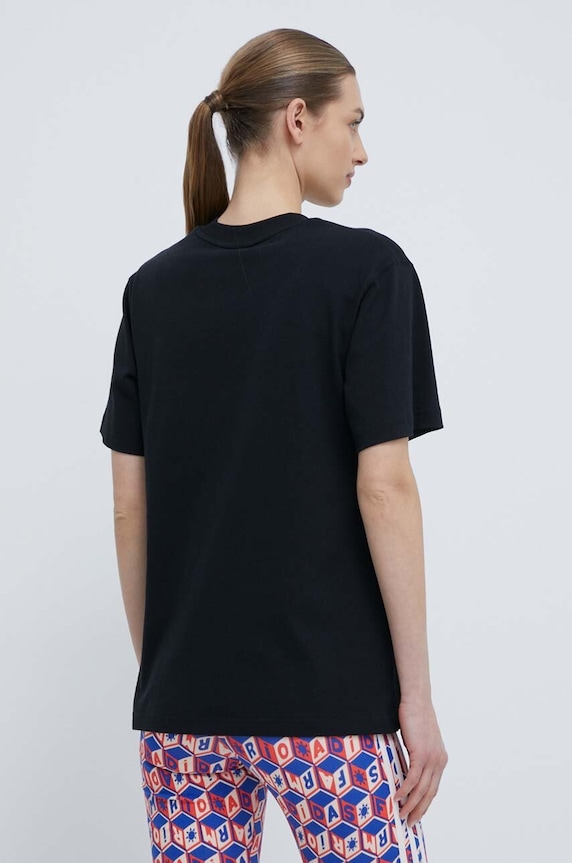 Odzież New Balance t-shirt bawełniany WT41501BK WT41501BK czarny