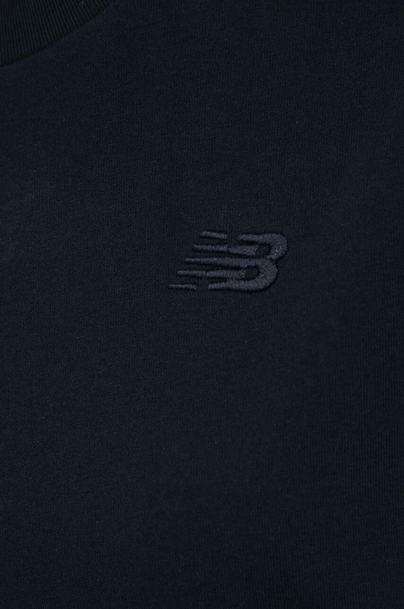 New Balance t-shirt bawełniany WT41501BK WT41501BK czarny