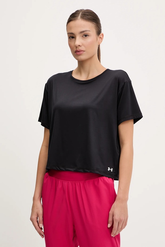 Under Armour t-shirt treningowy Motion z elastanem czarny 1379178