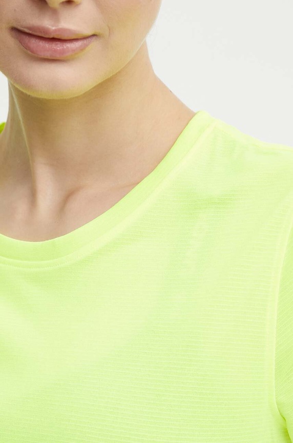 Under Armour t-shirt do biegania Streaker 1382434 żółty