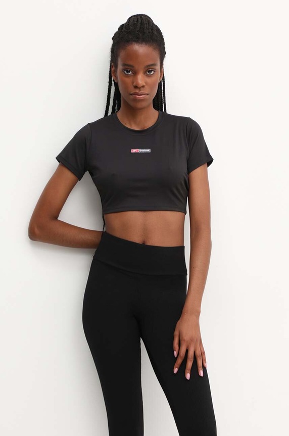 Tréninkové tričko Reebok Lux Bold 100075316 černá SS24