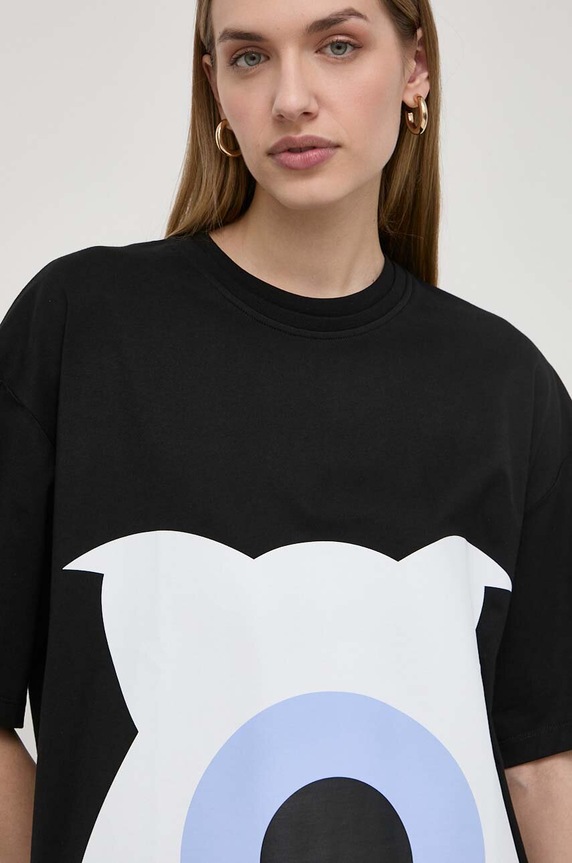 Bavlněné tričko Karl Lagerfeld x Darcel Disappoints černá 241W1762