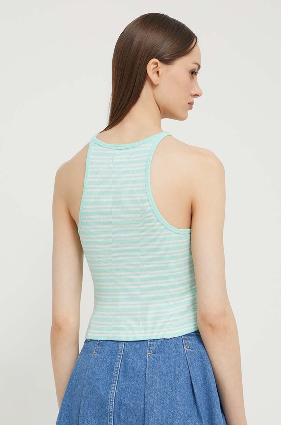 Oblečenie Bavlnený top Superdry W6011889A.2IT zelená