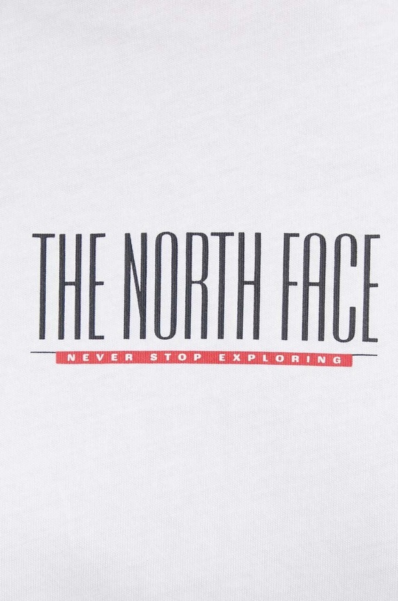 Bavlnené tričko The North Face NF0A87E9FN41 biela