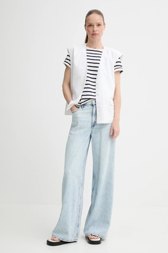 Levi's pamut póló A7247 fehér SS25