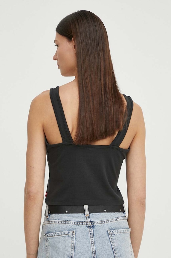 Ruházat Levi's top A7533 fekete