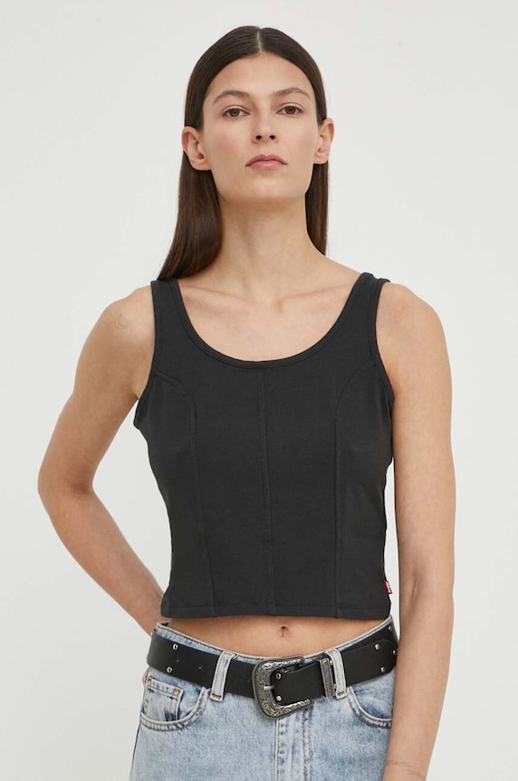 Levi's top fekete A7533