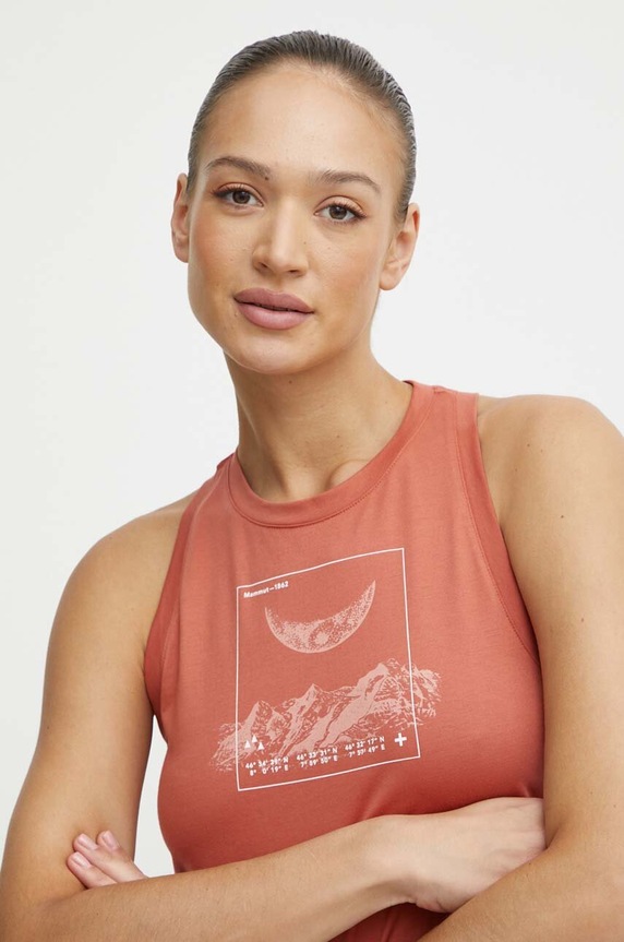 Odzież Mammut top sportowy Core 1017.04002 pomarańczowy