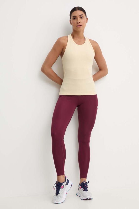 Casall top treningowy Signified Rib 24112 beżowy SS24