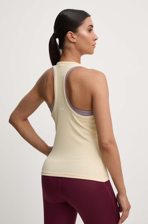 Odzież Casall top treningowy Signified Rib 24112 beżowy
