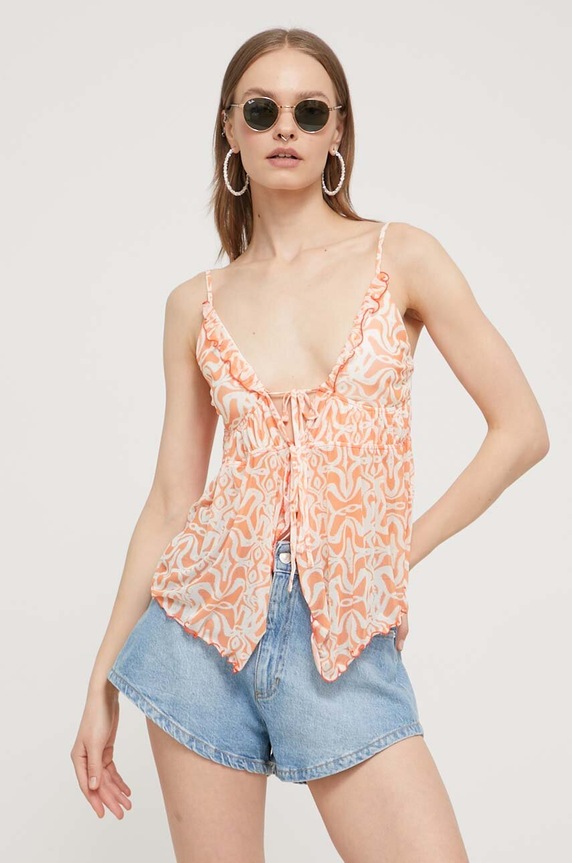 Top Desigual TOPI oranžová 24SWTKAG