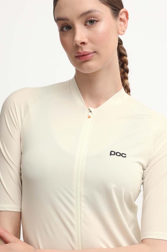 Biciklistička majica kratkih rukava POC Pristine 53297 bež SS25